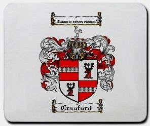 Craufurd coat of arms mouse pad