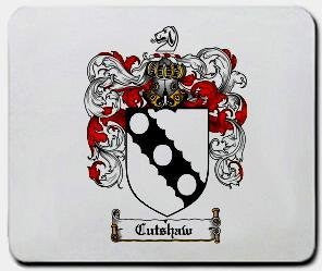Cutshaw coat of arms mouse pad