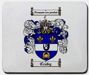 Craby coat of arms mouse pad