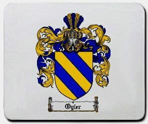 Oyler coat of arms mouse pad