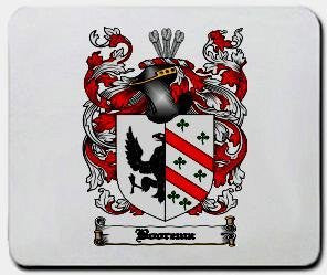 Boorema coat of arms mouse pad