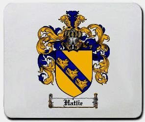 Hatlie coat of arms mouse pad