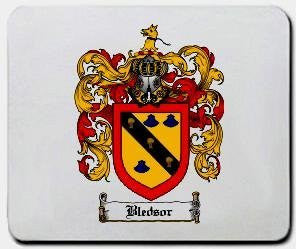Bledsor coat of arms mouse pad