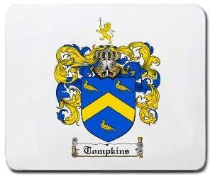 Tompkins coat of arms mouse pad