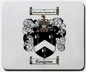 Congreve coat of arms mouse pad