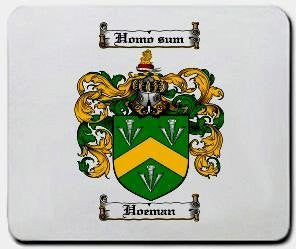 Hoeman coat of arms mouse pad
