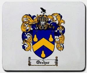 Orchar coat of arms mouse pad