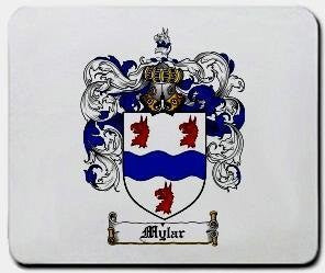 Mylar coat of arms mouse pad