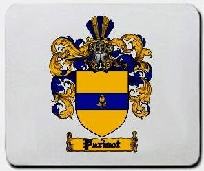 Parisot coat of arms mouse pad