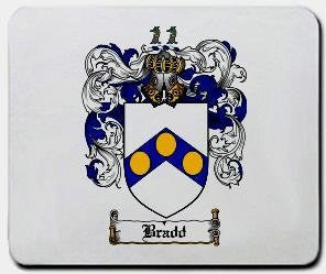 Bradd coat of arms mouse pad