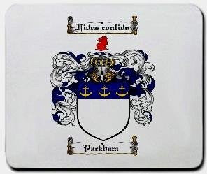 Packham coat of arms mouse pad