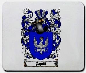 Aquili coat of arms mouse pad