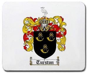 Turston coat of arms mouse pad