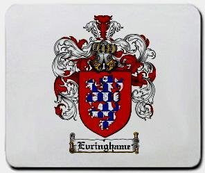 Evringhame coat of arms mouse pad