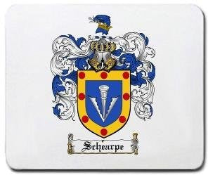 Schearpe coat of arms mouse pad