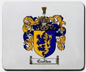 Croften coat of arms mouse pad