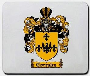 Corralez coat of arms mouse pad