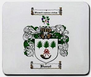 Bunet coat of arms mouse pad