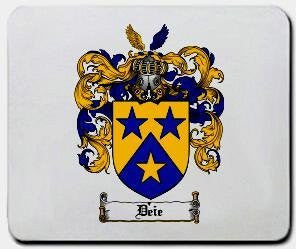 Deie coat of arms mouse pad