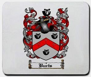 Burts coat of arms mouse pad