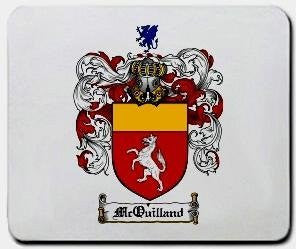 Mcquilland coat of arms mouse pad