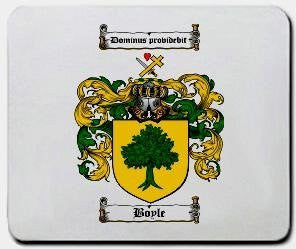Boyle coat of arms mouse pad