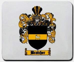 Bratcher coat of arms mouse pad