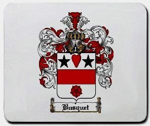 Busquet coat of arms mouse pad