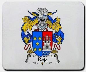 Rojo coat of arms mouse pad