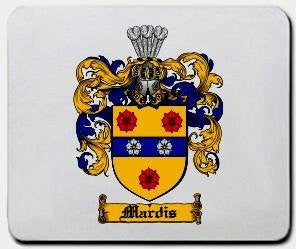 Mardis coat of arms mouse pad