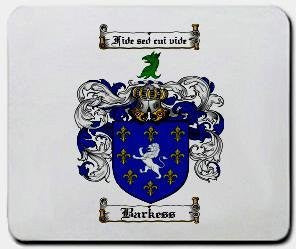 Barkess coat of arms mouse pad