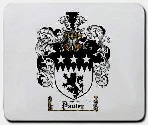 Pauley coat of arms mouse pad