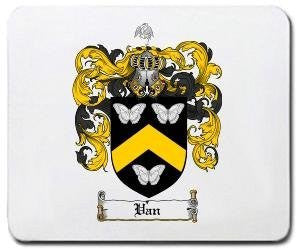 Van coat of arms mouse pad