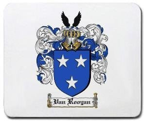 Van-rooyan coat of arms mouse pad