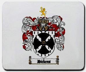 Dickens coat of arms mouse pad