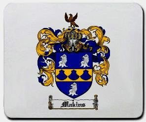 Makins coat of arms mouse pad