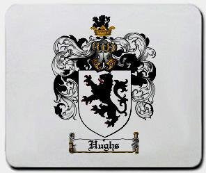 Hughs coat of arms mouse pad