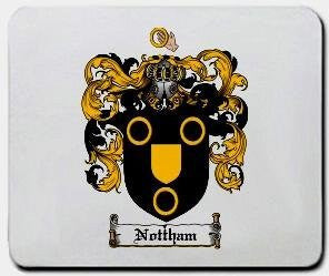 Nottham coat of arms mouse pad