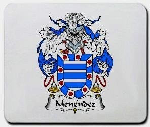 Menendez coat of arms mouse pad