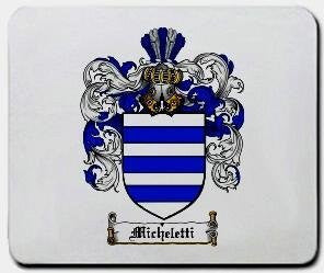 Micheletti coat of arms mouse pad