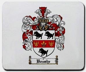 Boushe coat of arms mouse pad