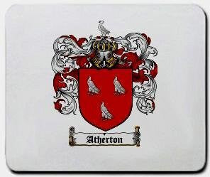 Atherton coat of arms mouse pad