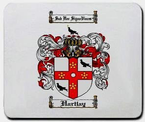 Hartlay coat of arms mouse pad
