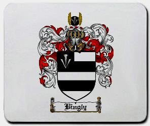 Bingly coat of arms mouse pad
