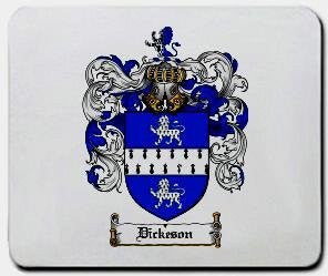 Dickeson coat of arms mouse pad