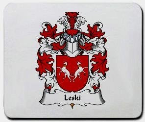 Leski coat of arms mouse pad