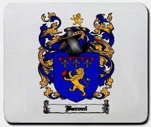 Baroni coat of arms mouse pad