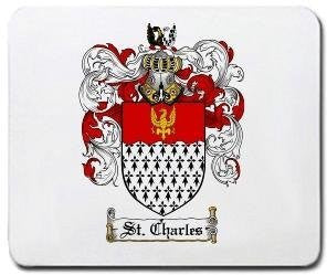 St-charles coat of arms mouse pad