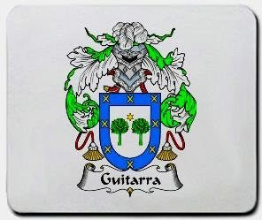 Guitarra coat of arms mouse pad