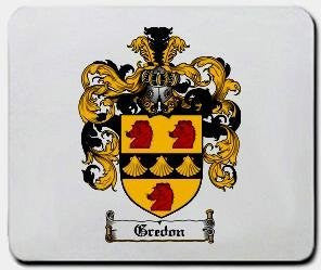 Gredon coat of arms mouse pad
